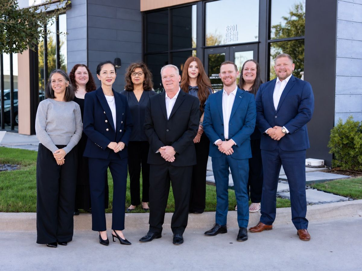 The Trinity Private Wealth team outside the Plano office