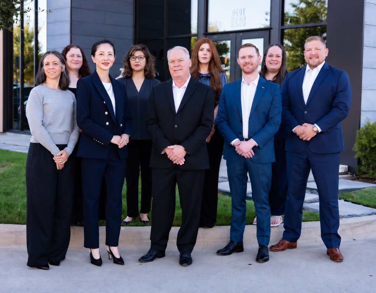 The Trinity Private Wealth team outside our Plano office
